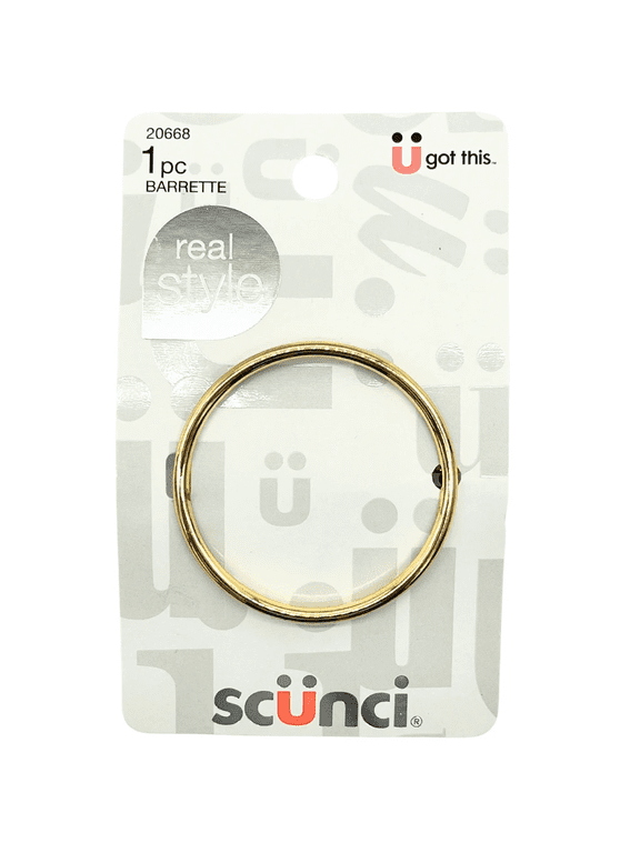 Hair Barrette Circle, Sleek Minimalist Hair Clip, Secure Hold for Updos, Everyday Styles, Elegant Accessory for Casual, Formal Occasions, Chic Hair Styling Tool, Gold