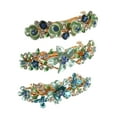 thumbnail image 1 of Hair Barrettes Hair Accessories for Women Hair Clips Sparkly Glitter Rhinestones Hairpin 3 Pcs Blue, 1 of 7