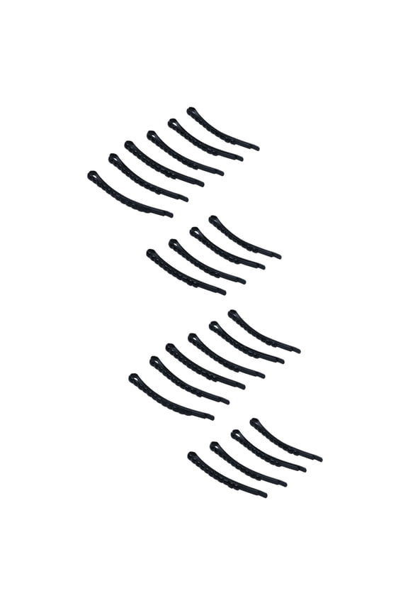 Hair Barrettes Pin 80 Pcs Rhinestone Hairpin Women Clips Rhinestones Single Row Bride