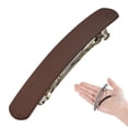 thumbnail image 1 of Clearance Under $5 Hair Barrettes For Women,Barrettes For Women,Hair Barrettes,Barrettes,Thick Medium Hair Barrette Clips Flat Hair Pins Strong Hold Vintage French Hair Clip(Brown 3.74*0.6in), 1 of 10