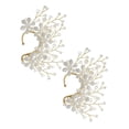 Hair Barrettes for Women,Women Girls Gold Hoop Earrings Fashion Thick