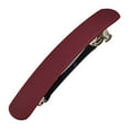 thumbnail image 1 of Hair Barrettes for Women 12 Colors Thick Medium Hair Barrette Clips Flat Hair Pins Strong Hold Vintage Hair Clips French Hair Barrette Clip(Wine), 1 of 4