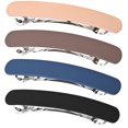 thumbnail image 1 of Hair Barrettes for Women French Hair Barrette Clip Medium Matte Hair Clips Barrette No Slip Hair Accessories 4-Pack, 1 of 8