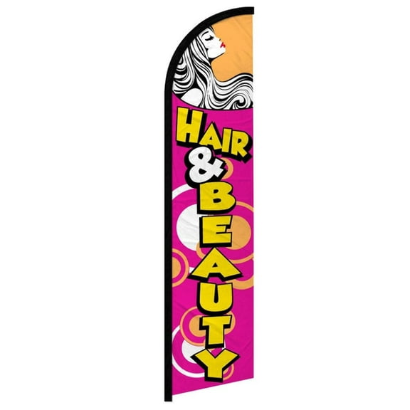 Hair & Beauty Windless Banner Flag