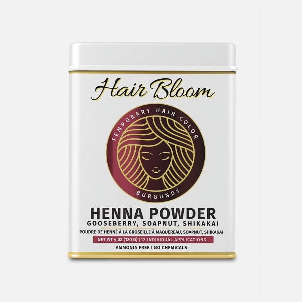 Caca Miracle Powder Hair Bloom Natural Burgundy Hair Color- Herbal Henna Burgundy Hair ...