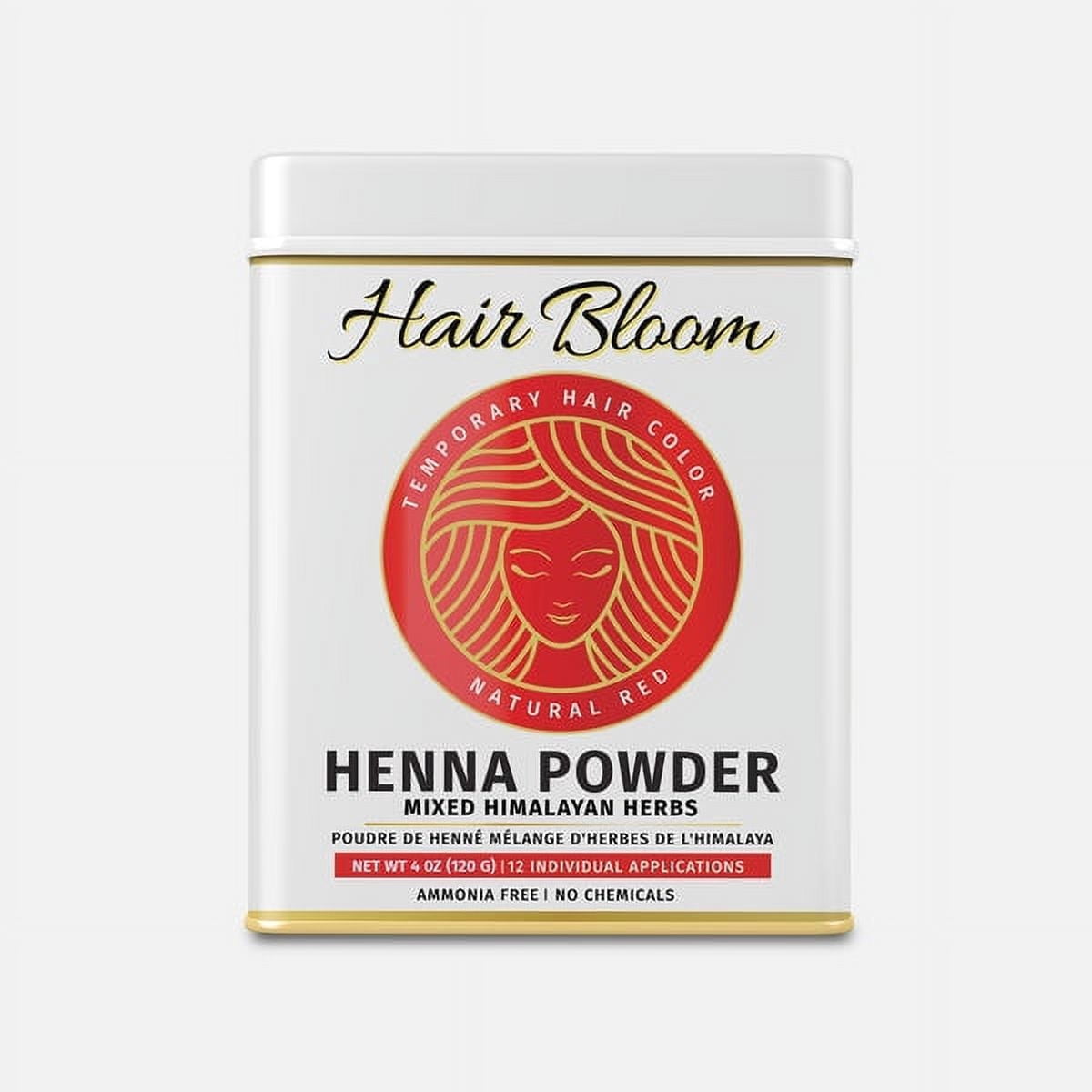 Hair Bloom Natural Red Hair Color- Henna w/Mixed Himalayan Herbs