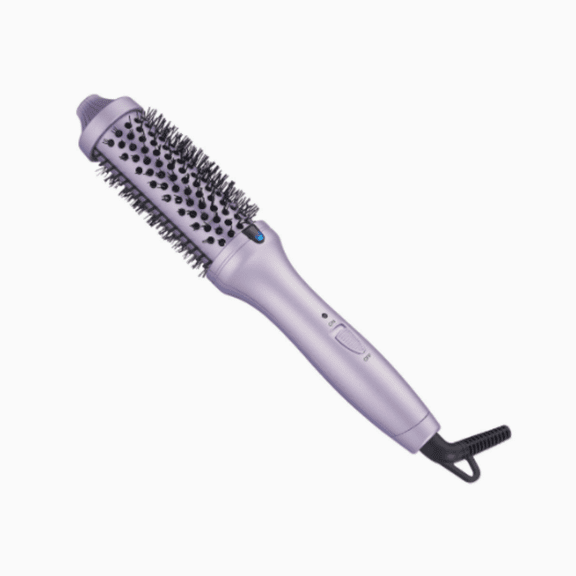 Hair Blow Dryer Brush, Hair Styler and Volumizer with Electroplated Titanium