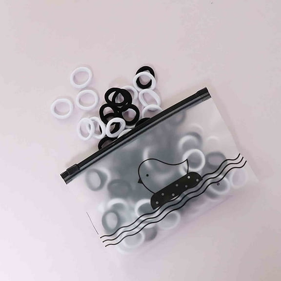 Hair Bobbles for Women, Elastic Hair Bands for Girls, Pack Of 100 Seamless Ponytail Rubber Hair Ties for Thick Curly Hair, Soft Durable Stretch Hair Scrunchies for Children and Adults