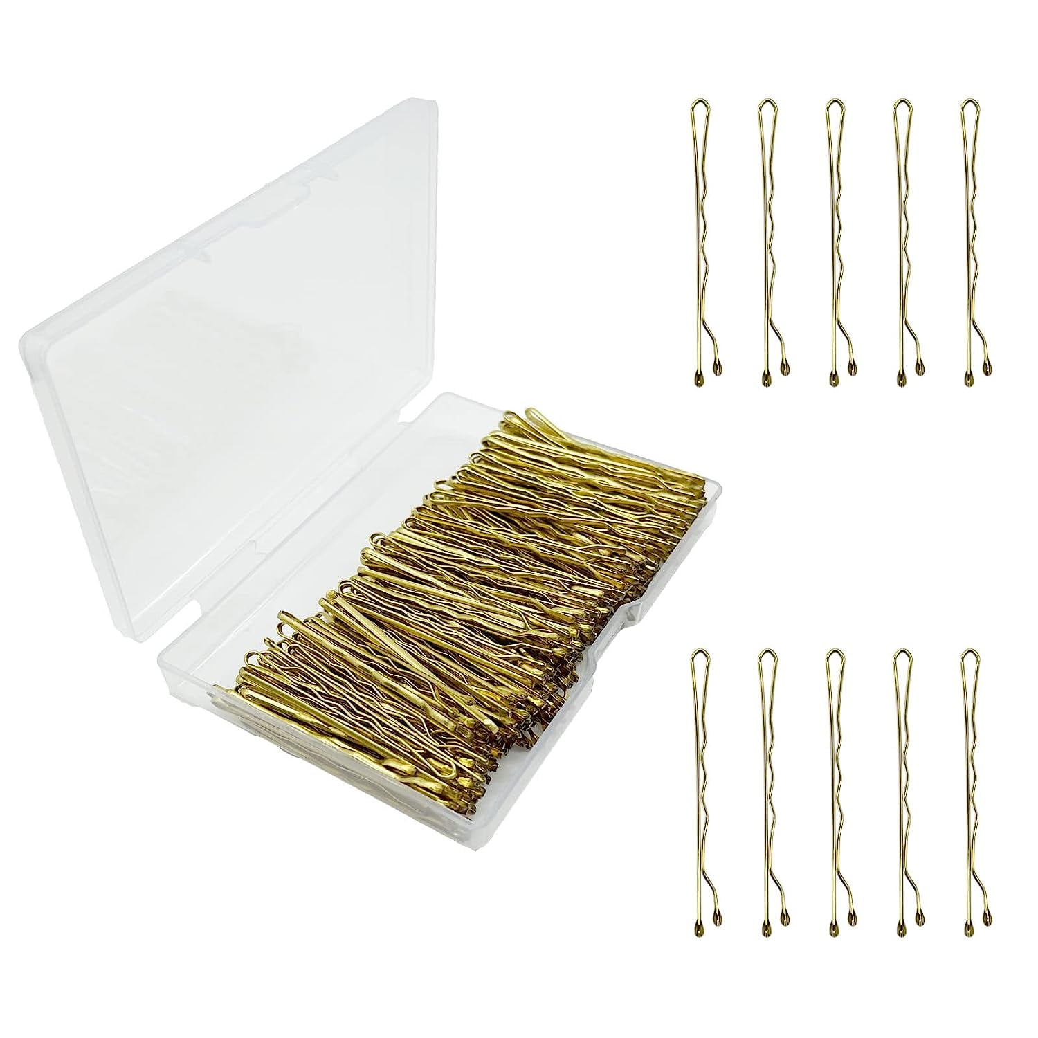 Hawwwy Bobby Pins With Quote Style Case For Buns , 300pieces, Brown : Target
