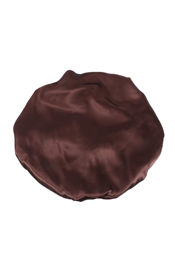Hair Bonnet Satin Silk Capwrap Sleeping Adjustablenight Cover Lady Natural Silky Waterproof Elastichat Protectorlarge