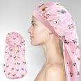 Hair Sleep Cap, Long Hair Wrap For Braids Satin Cap For Sleeping
