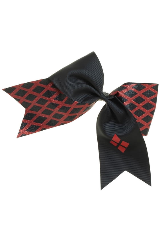 Hair Bow - DC Comics - Harley Quinn Cheer Bow New hh7579btm