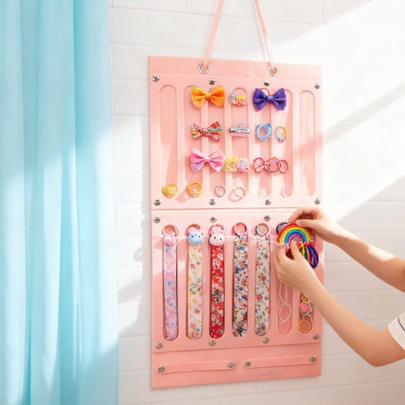 Hair Bow Holder, Large Capacity Hair Bows Organizer