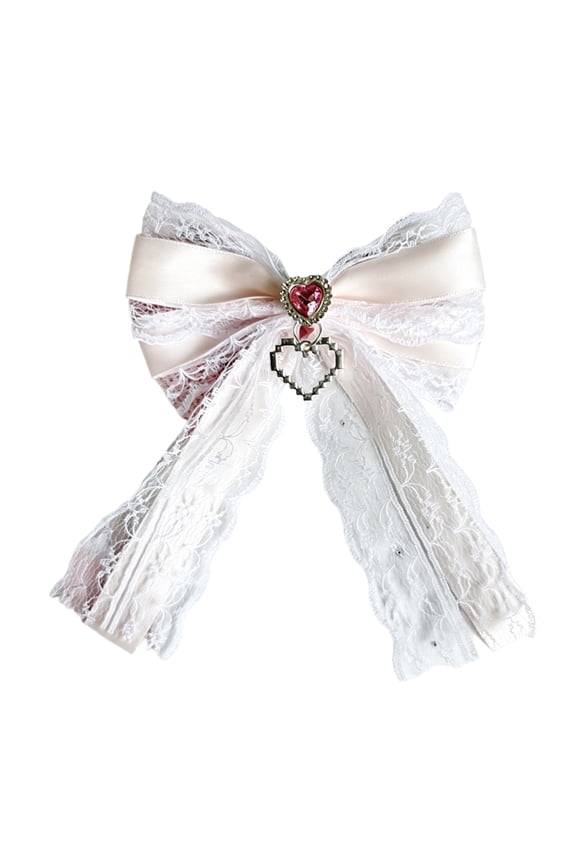 Hair Bow With Pearl Detail Ideal For And Daily Use