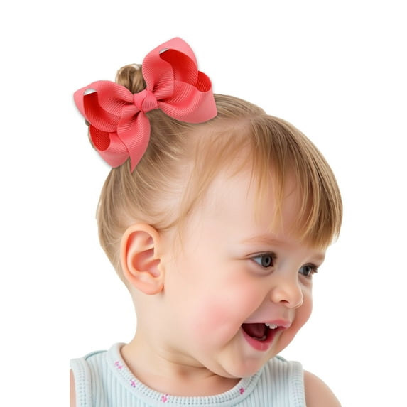 Hair Bows Elastic Ties for Kids Girls Soft Ponytail Holders Hairbands Non Rubber Bands Toddler Baby Hair Accessories 1 Piece
