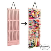 Hair Bows Holder With Large Capacity Hair Clips Storage Hanger, Baby Accessory Display Organizer With Sturdy Rope Wall Hanging, For Girl Room Nursery Decors