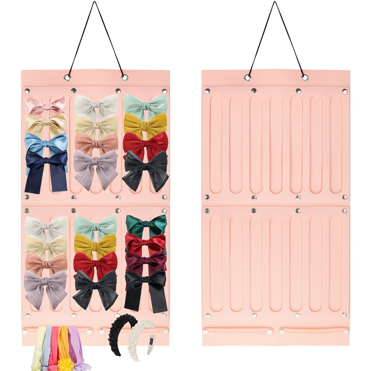 Hair Bows Holder for Little Girls Large Capacity Hair Clips Storage