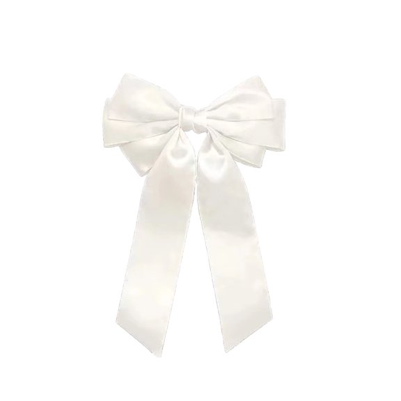 Hair Bows for Women Big Bows Hair Accessories for Womens, Valentine's Day Hair Bows for Women, Bow Hair Clips with Long Tails, Ribbon Bows for Hair