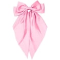 thumbnail image 1 of Hair Bows for Women Girls,  Large  Bow Aesthetic Hair, Silky Satin Long Tail Bowknot Hair Ribbons Big Bow Clip Accessories Trendy Stuff (), 1 of 7