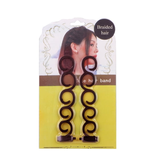 Hair Braiding Tool, French Braid Maker Loop Styling Kit DIY Hairstyle Accessories, Easy Twist Ponytail Braider Quick Hair Styling Tool, Hairdressing Accessory for Wedding Party Salon Daily Styling
