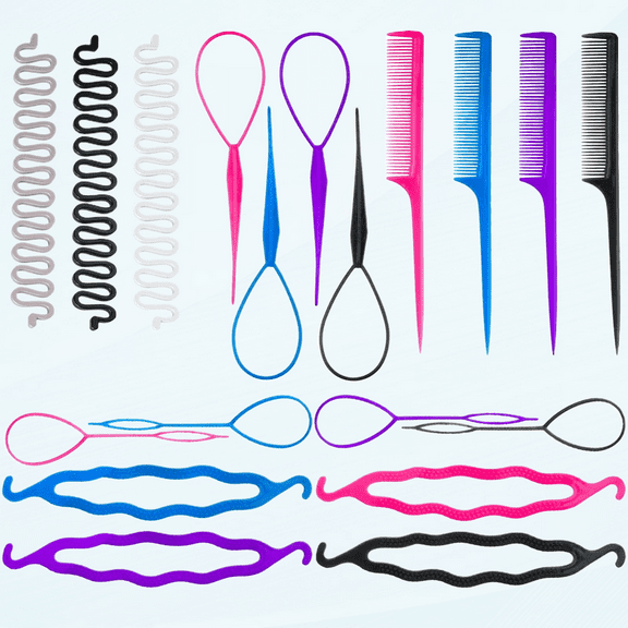 Hair Braiding Tool Set, Topsy Tail Hair Styling Accessory