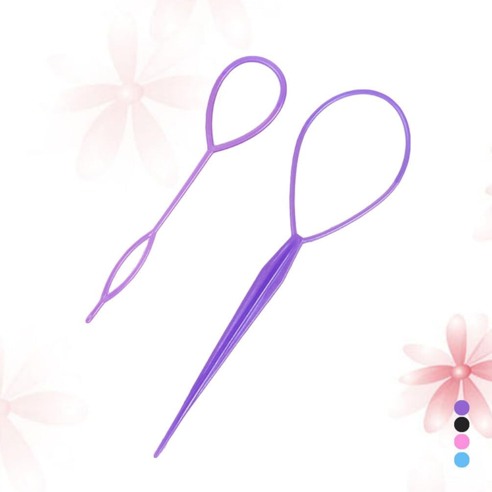 Hair Braiding Tools Hair Braiding Tool 8 Pcs Assorted Hair Clip Plastic Ponytail Tail Hair