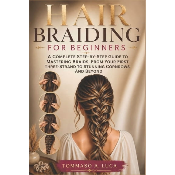 Hair Braiding for Beginners: A Complete Step-by-Step Guide to Mastering Braids, From Your First Three-Strand to Stunning, (Paperback)