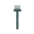 thumbnail image 1 of Hair Brush 2 in 1 Cleanser and Comb With Pick for Hair Removal and Cleaning All-in- Brush and Cleaner Tool for Easy Grooming, 7 in, Green, 1 of 9
