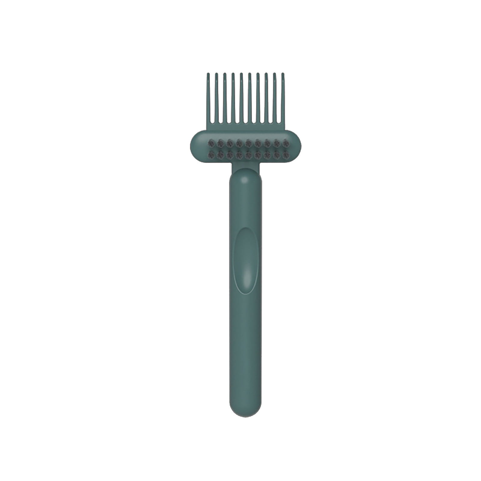 Jialinnn Hair Comb, 7" PP, Green Plaid