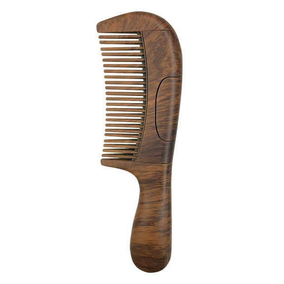 2025 Dandruff Comb Self Cleaning Scalp Care Massage Energy Brush Wide Hollow Tooth Exfoliating Tool with Gua Sha Handle for Healthier Hair and Scalp