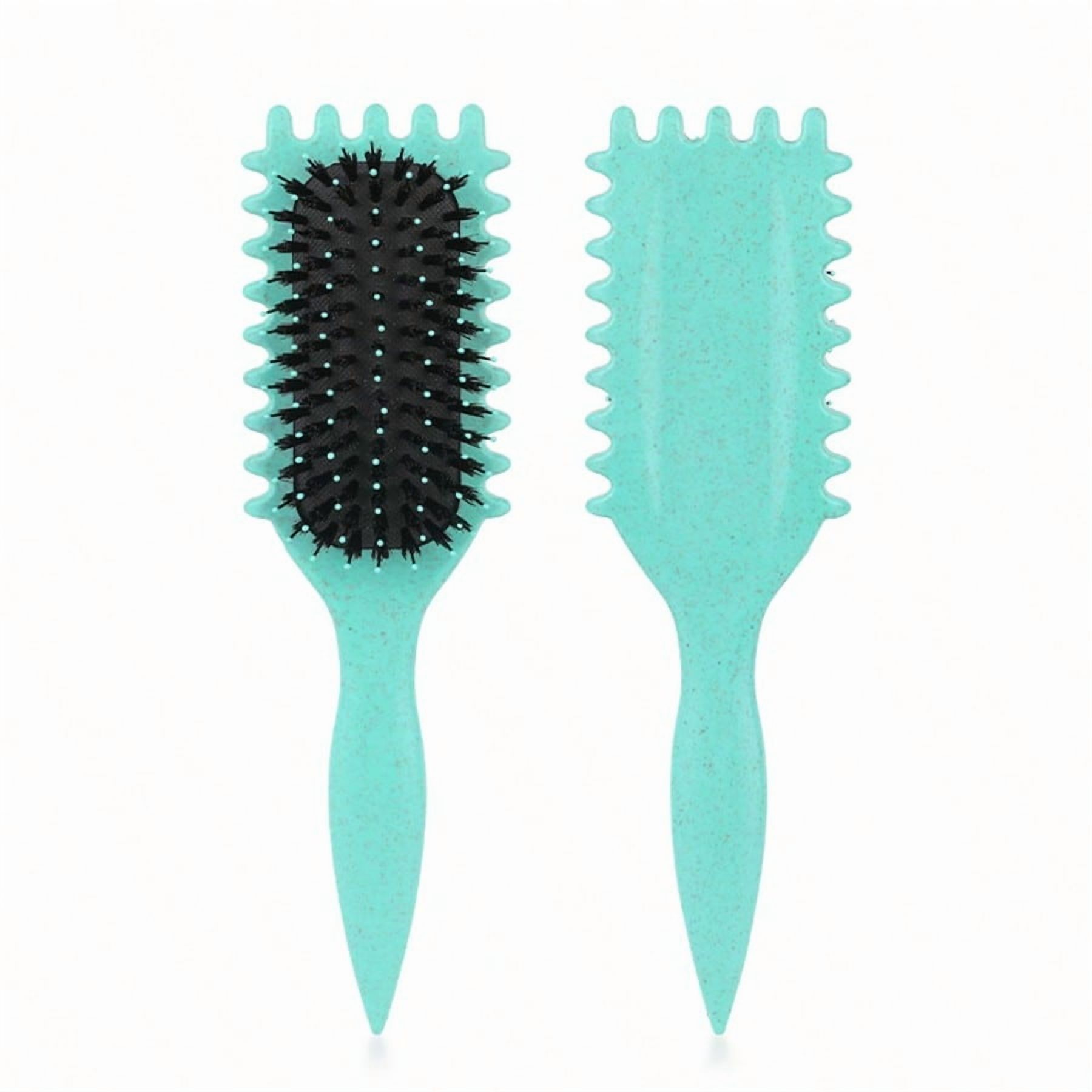 Hair Brush, 2025 Newest Boar Bristle Hair Brush Styling Brush, Curl ...