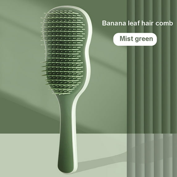 Hair Brush Banana Leaf Long Hair Shape Comb for Household Massage Women's Special Air Cushion Styling Tool