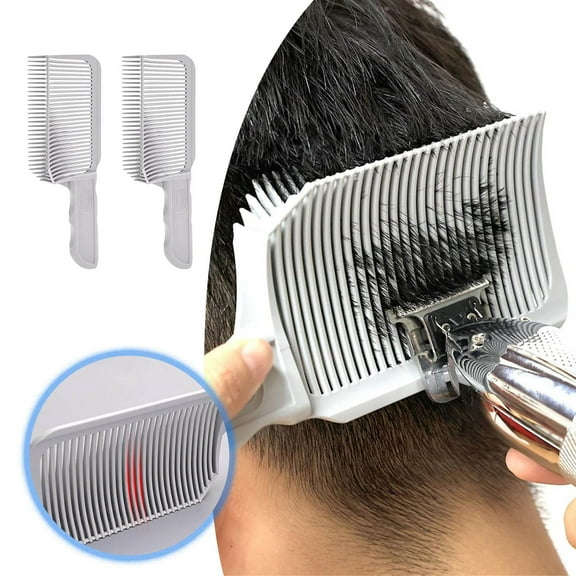 Hair Brush Barber Comb Curved Design for Home Hairdressing Ergonomic Adult Styling Tool Gradient Finish