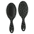 thumbnail image 1 of Hair Brush Black Leopard Cushion Base Hair Brushes Touch Paddle Double Sided Pattern Oval Hairbrush, 1 of 7