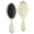thumbnail image 1 of Hair Brush Blue Daisy Cushion Base Hair Brushes Touch Paddle Double Sided Pattern Oval Hairbrush, 1 of 7