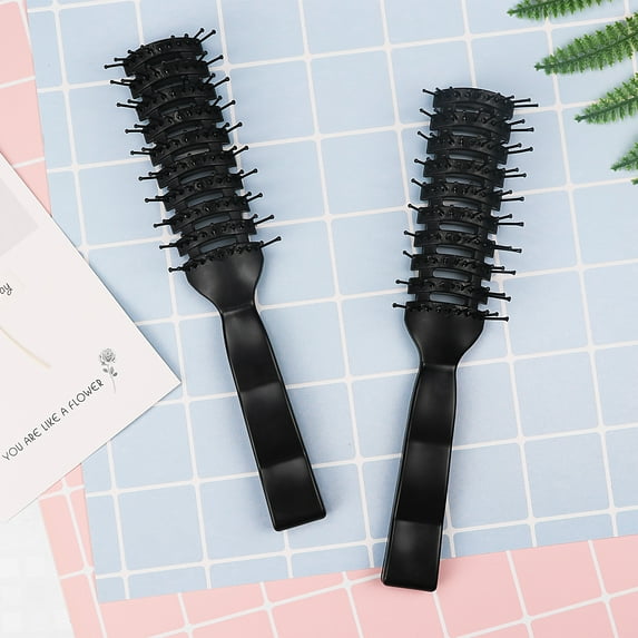 Hair Brush in Bulk for Homeless Pack of 18,Black 7.7inches Bulk Hair Brushes for Homeless Individually Wrapped for Curly Hair Brush Styling Hair Brush Bulk for AirBnb,Charity,Nursing Home,Hotel