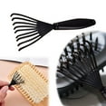 thumbnail image 1 of Hair Brush Cleaner Tool Air Cushion Comb Cleaning Rake for Removing Hair at Home Salon with Wood Metal Material Lightweight Design, 1 of 9
