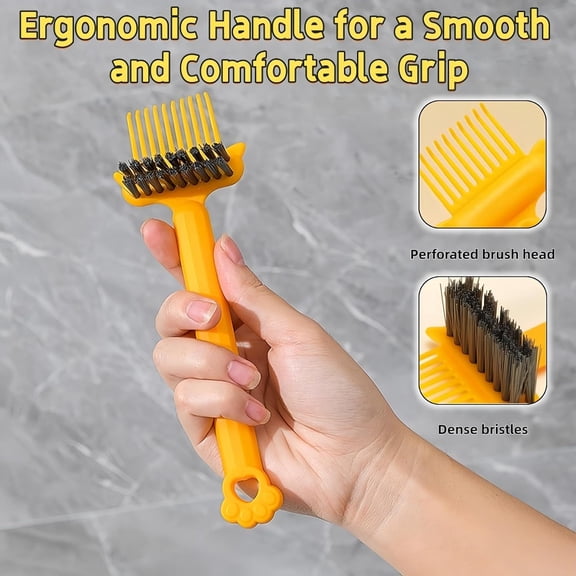 Hair Brush Cleaner Tool, Comb Cleaner, Suitable for Home Hairbrush Maintenance and Salon Equipment Cleaning Green