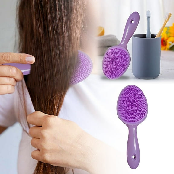 Hair Brush Comb For Smooth Hair Without Knots Portable Massage Tool for Dry and Wet Use Hair Brush for Personal Grooming and Everyday Styling