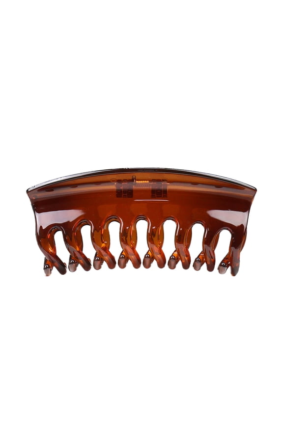 Hair Beauty Claw Clip, Adults and Teens, Brown
