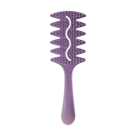 Hair Brush Curly Styling Comb with Extended Bouncing Teeth for Hair Care and Dressing Massage Head Design