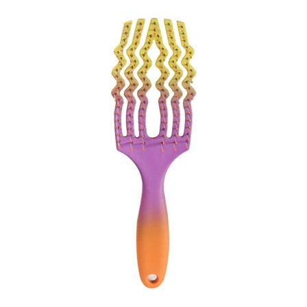Hair Brush Detangler & Styler for All Hair Types Nylon Flexible Brush for Effortless Styling and - Hair Care