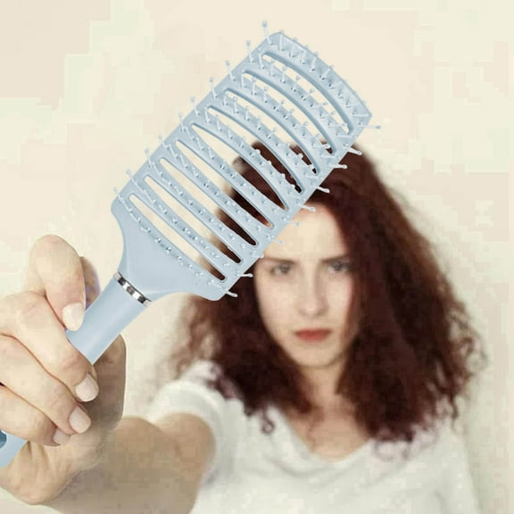 Hair Brush Large Curved Comb For Hair Roots and Rib Styling Household Curling Tool Ideal For Men and Women With Difficult Hair Management