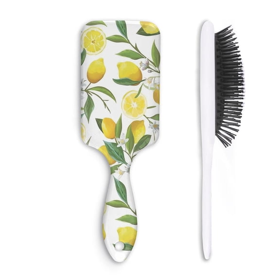 Hair Brush Lemon Cushion Base Hair Brushes Touch Paddle Rectangle Hairbrush