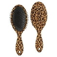 thumbnail image 1 of Hair Brush Leopard Print Cushion Base Hair Brushes Touch Paddle Double Sided Pattern Oval Hairbrush, 1 of 7