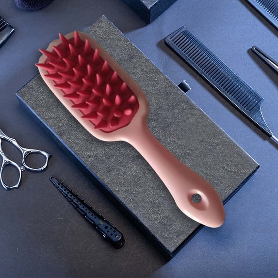Long Handle Shampoo Brush Scalp Massager Deep Cleansing Hair Brush for Home Use Detangling Styling and Relaxation