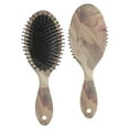 thumbnail image 1 of Hair Brush Marble Cushion Base Hair Brushes Touch Paddle Double Sided Pattern Oval Hairbrush, 1 of 7