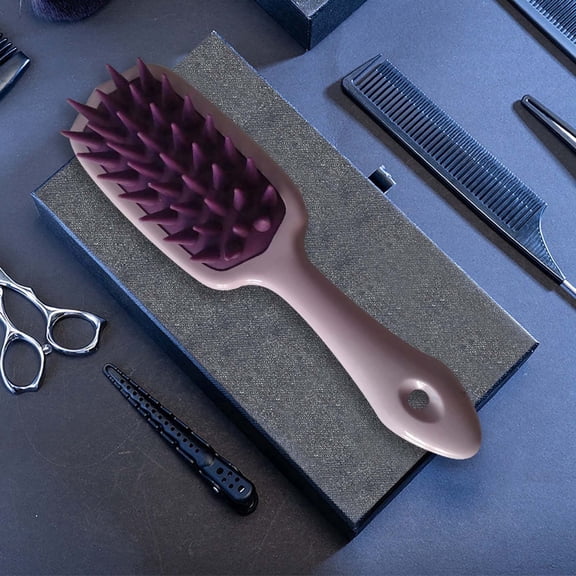Hair Brush Metal Bristles Beads for Little Girls Hair Fancy Hairbrush Rushes for Weaving Edge Comb for Baby Hair Products for Natural Curly Hair Deming Brush Hair Edges for Women Brush Teeth Chart