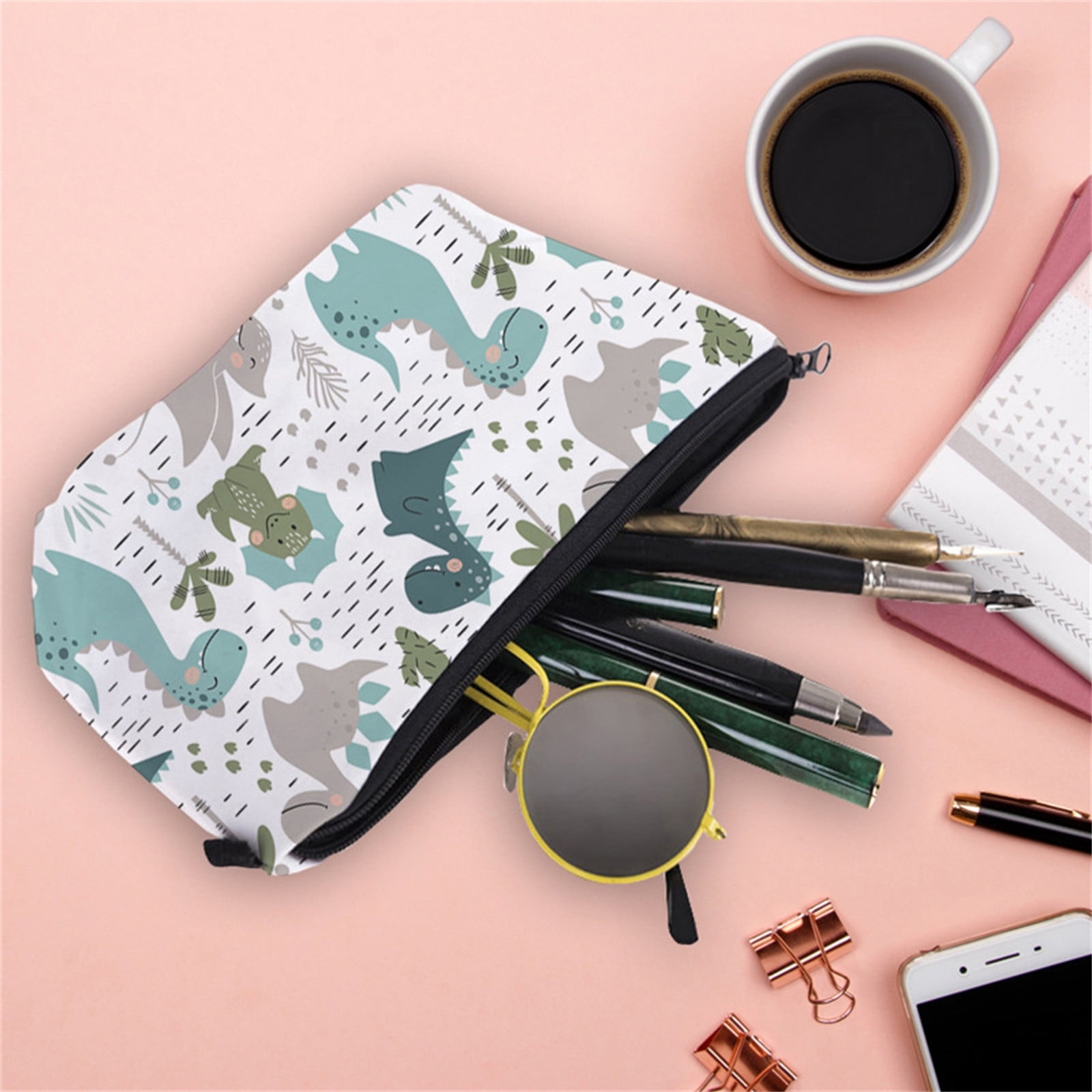 Hair Brush Organizer Holder Rose Toiletry Pouch 19 Beauty Makeup Make up Organization And Storage Hair Product Organizer Makeup Brush Holder Organizer for Vanity Makeup Organizer Wall Hanging