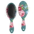 thumbnail image 1 of Hair Brush Pioneer Colorful Floral Cushion Base Hair Brushes Touch Paddle Double Sided Pattern Oval Hairbrush, 1 of 7